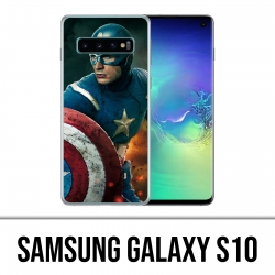 Carcasa Samsung Galaxy S10 - Captain America Comics Avengers