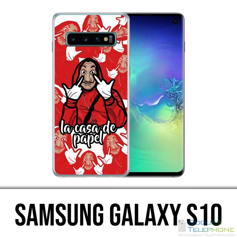 Coque Samsung Galaxy S10 - Casa De Papel Cartoon