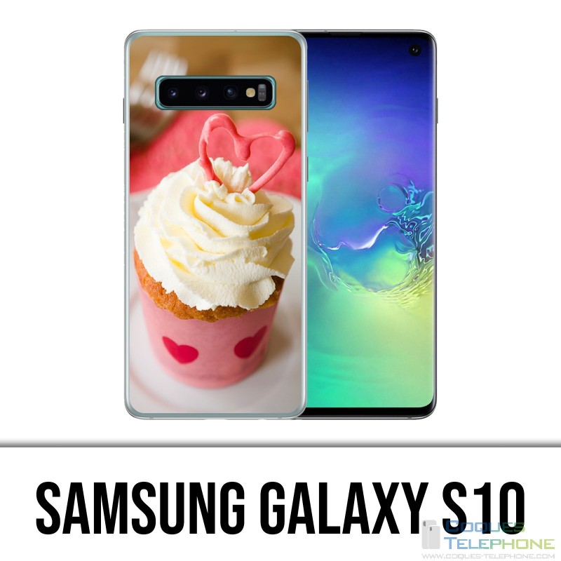 Custodia Samsung Galaxy S10 - Cupcake rosa