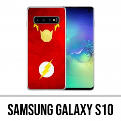 Coque Samsung Galaxy S10 - Dc Comics Flash Art Design