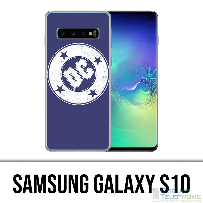 Carcasa Samsung Galaxy S10 - Dc Comics Vintage Logo