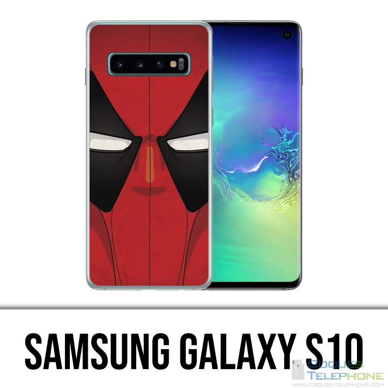 Carcasa Samsung Galaxy S10 - Máscara Deadpool