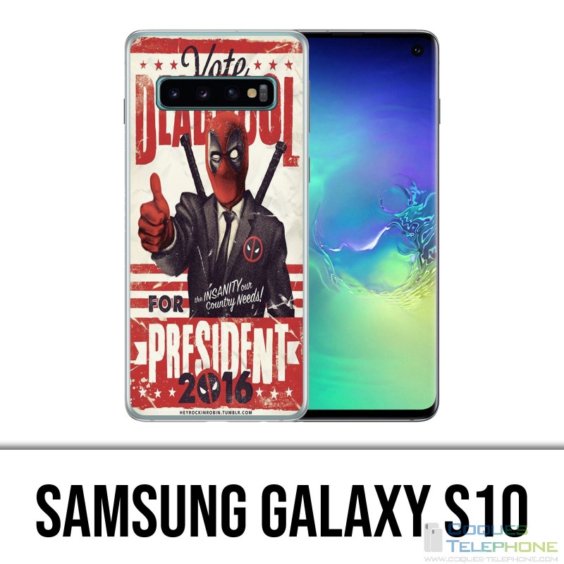 Samsung Galaxy S10 Hülle - Deadpool President