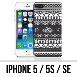 Custodia per iPhone 5 / 5S / SE - Azteque grigio