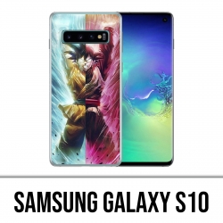 Samsung Galaxy S10 Hülle - Dragon Ball Black Cartoon Goku