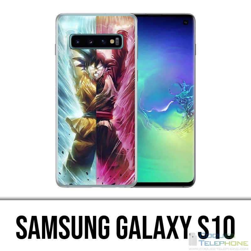 Carcasa Samsung Galaxy S10 - Dragon Ball Black Cartoon Goku