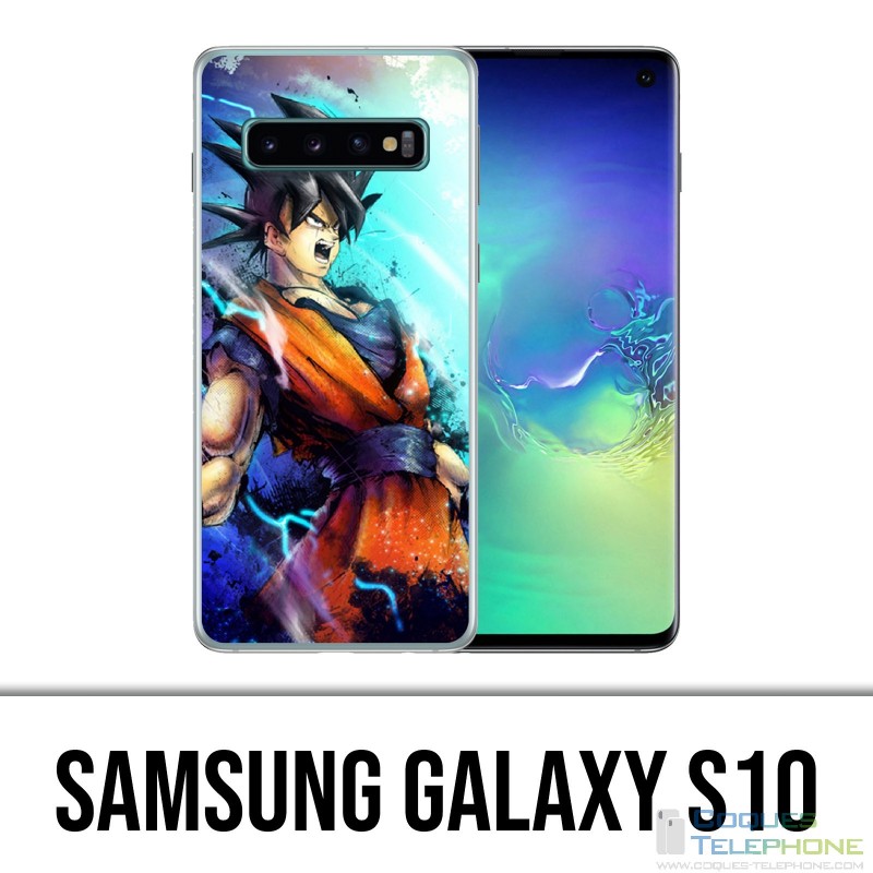 Carcasa Samsung Galaxy S10 - Dragon Ball Goku Color