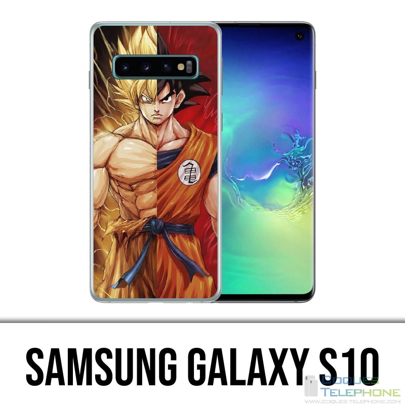 Carcasa Samsung Galaxy S10 - Dragon Ball Goku Super Saiyan
