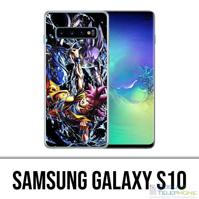 Carcasa Samsung Galaxy S10 - Dragon Ball Goku Vs Beerus