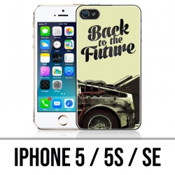 Coque iPhone 5 / 5S / SE - Back To The Future Delorean