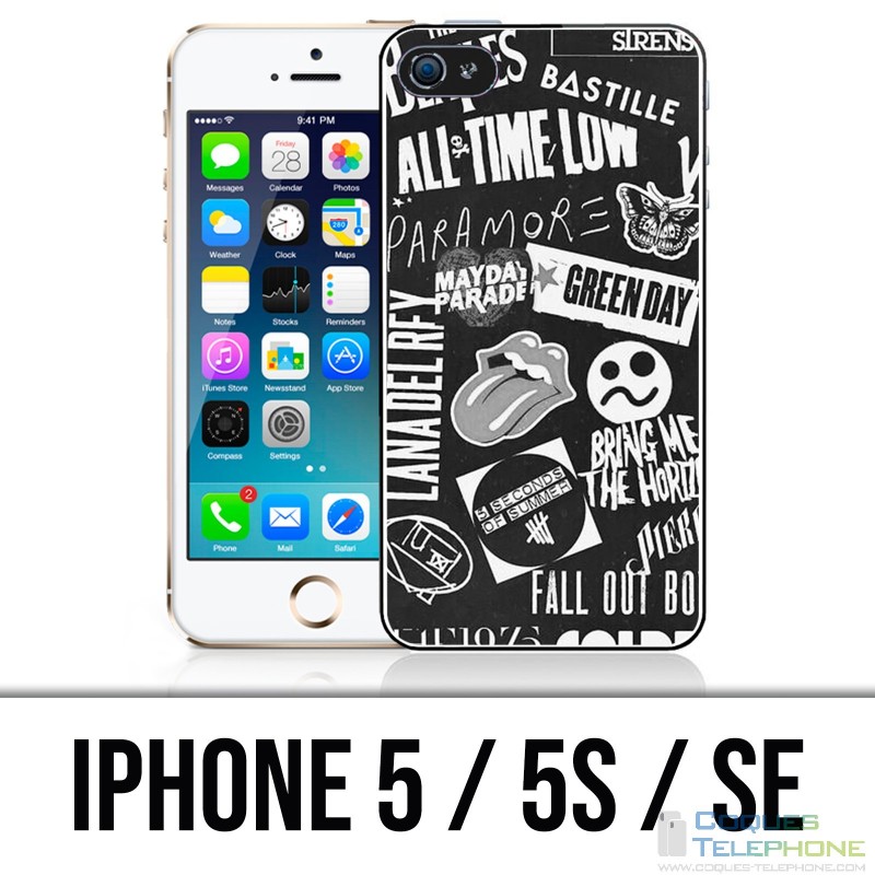 Custodia per iPhone 5 / 5S / SE - Distintivo rock