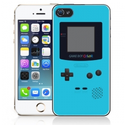 Custodia per telefono a colori Game Boy - Blu turchese