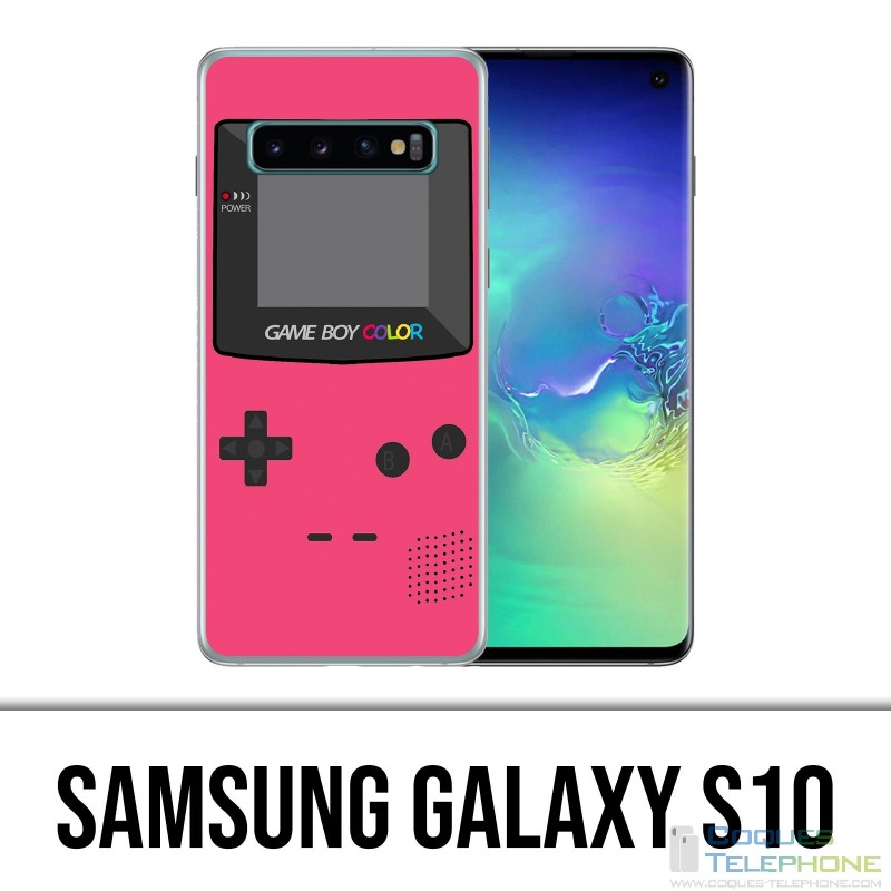 Carcasa Samsung Galaxy S10 - Game Boy Color Rosa