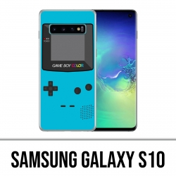 Samsung Galaxy S10 Hülle - Game Boy Farbe Türkis