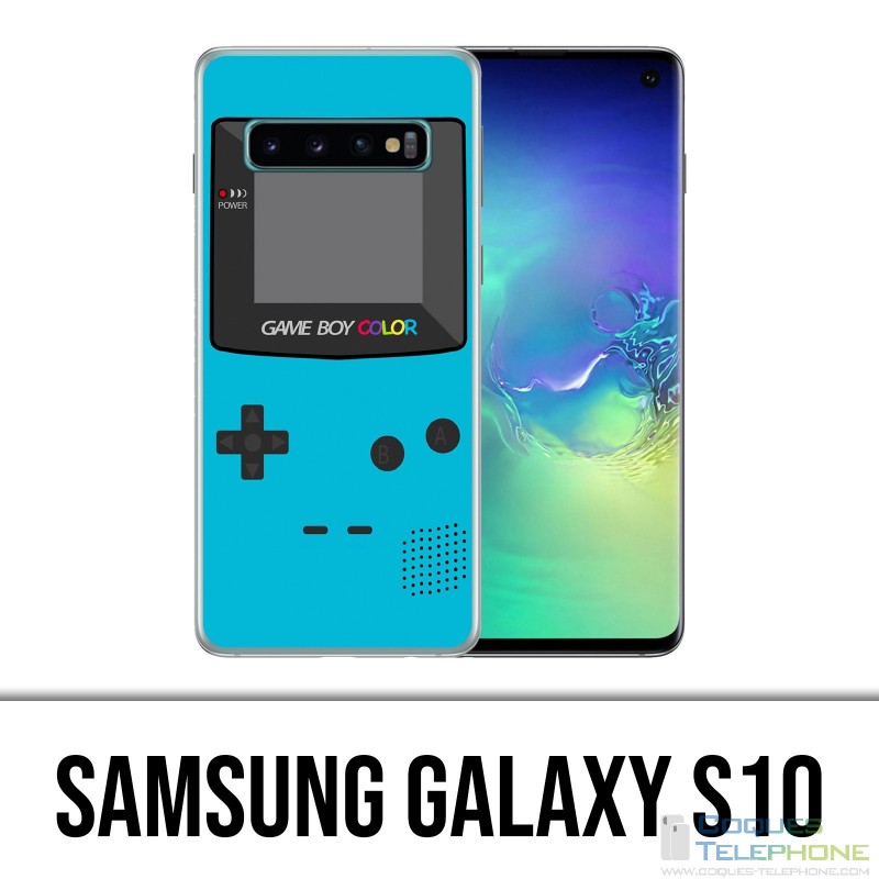 Carcasa Samsung Galaxy S10 - Game Boy Color Turquesa