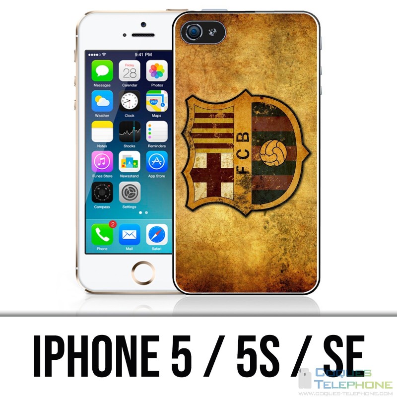 Funda iPhone 5 / 5S / SE - Fútbol Vintage Barcelona