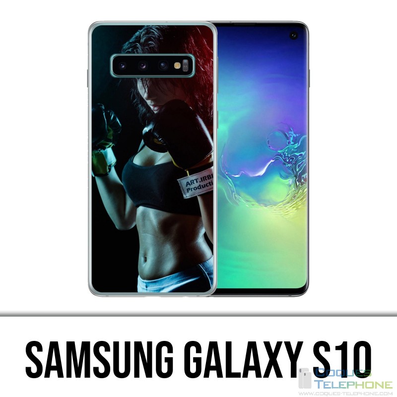 Coque Samsung Galaxy S10 - Girl Boxe