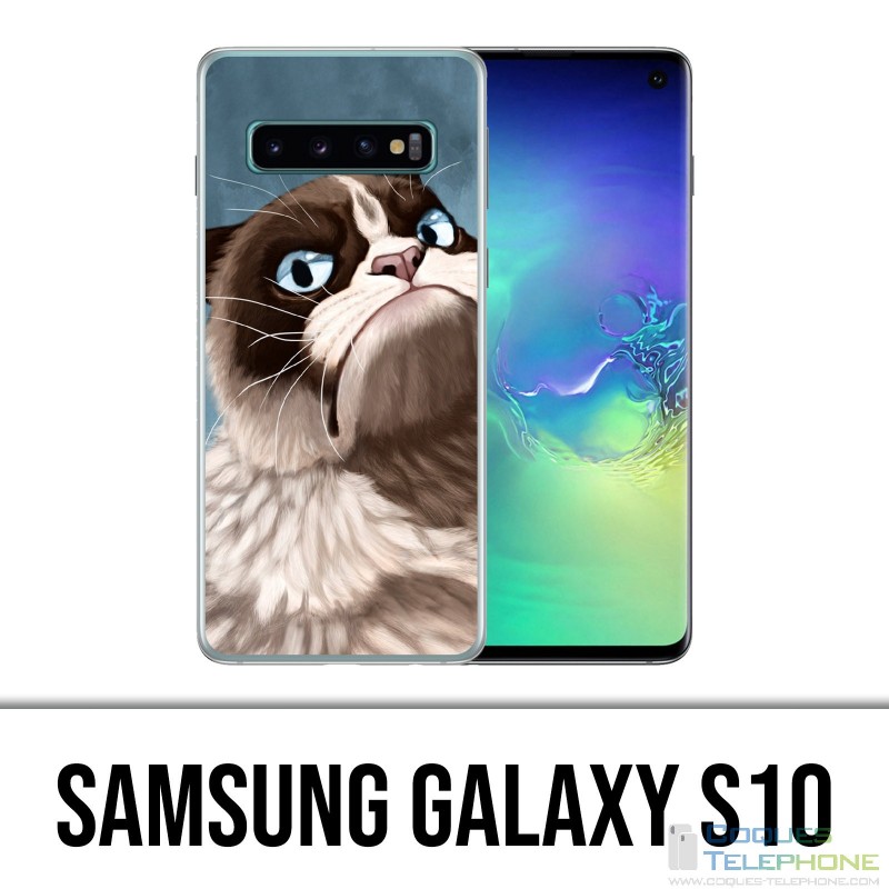 Carcasa Samsung Galaxy S10 - Grumpy Cat