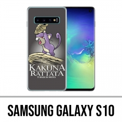 Coque Samsung Galaxy S10 - Hakuna Rattata Pokémon Roi Lion