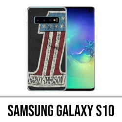 Carcasa Samsung Galaxy S10 - Logotipo de Harley Davidson