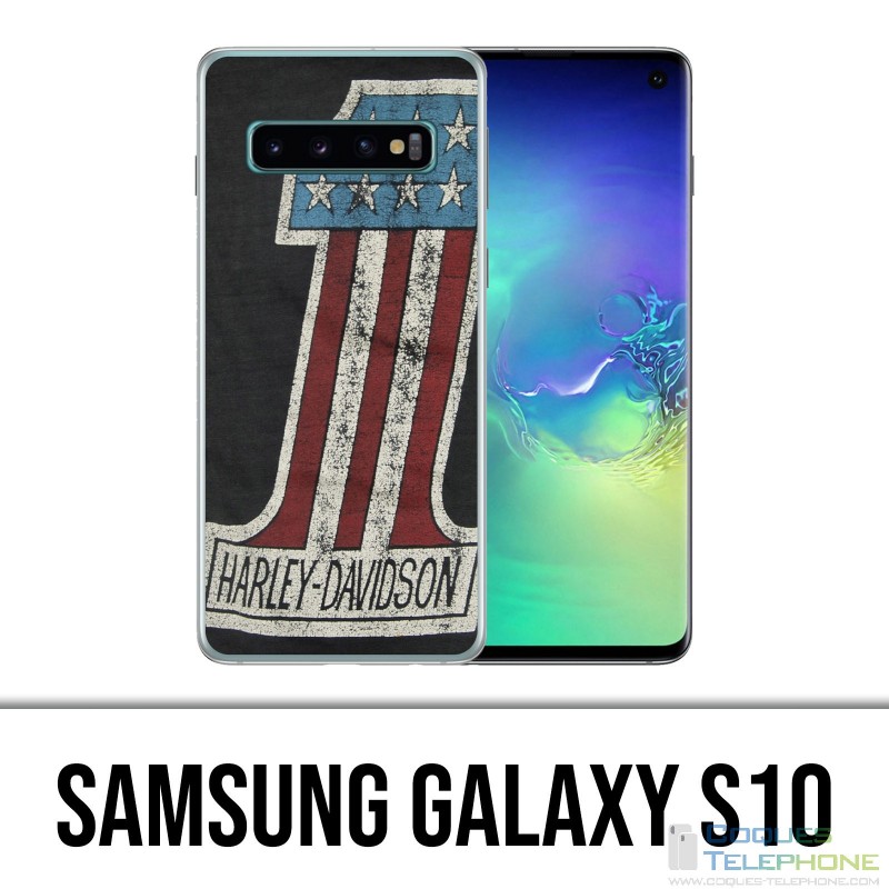 Carcasa Samsung Galaxy S10 - Logotipo de Harley Davidson