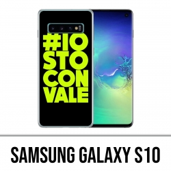 Coque Samsung Galaxy S10 - Io Sto Con Vale Motogp Valentino Rossi