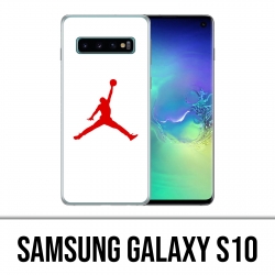 Funda Samsung Galaxy S10 - Jordan Basketball Logo White