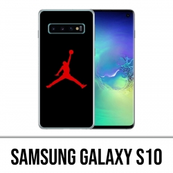 Samsung Galaxy S10 Hülle - Jordan Basketball Logo Schwarz