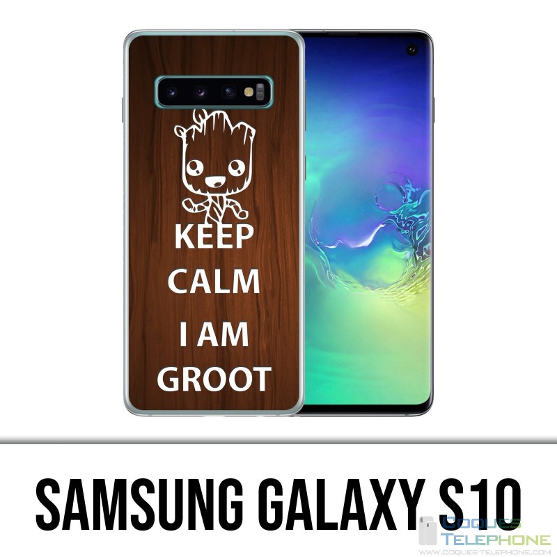 Samsung Galaxy S10 Case - Keep Calm Groot