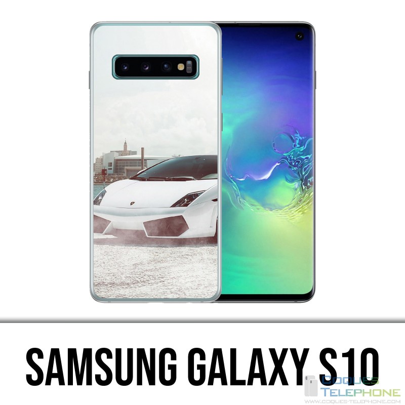 Coque Samsung Galaxy S10 - Lamborghini Voiture