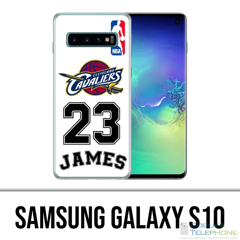 Coque Samsung Galaxy S10 - Lebron James Blanc