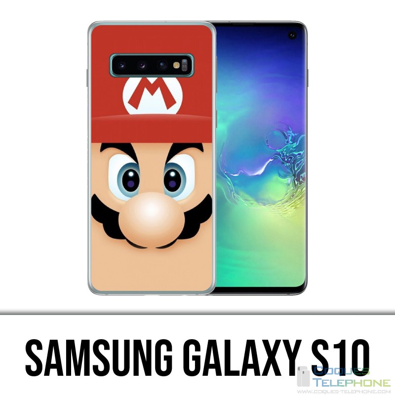 Coque Samsung Galaxy S10 - Mario Face