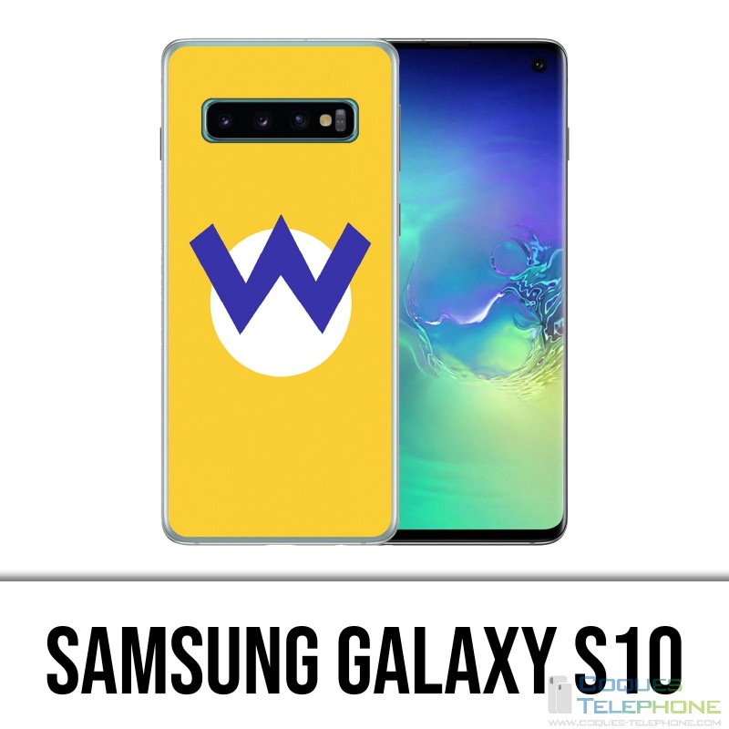 Coque Samsung Galaxy S10 - Mario Wario Logo