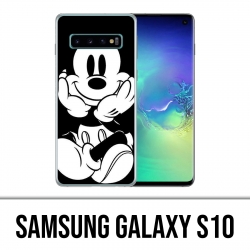 Coque Samsung Galaxy S10 - Mickey Noir Et Blanc