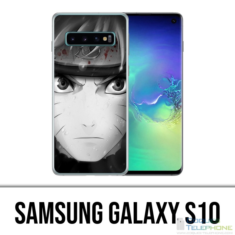 Coque Samsung Galaxy S10 - Naruto Noir Et Blanc