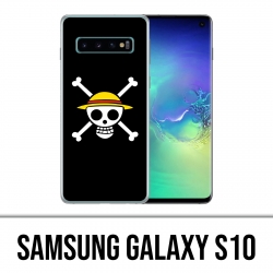 Carcasa Samsung Galaxy S10 - Nombre del logotipo de One Piece