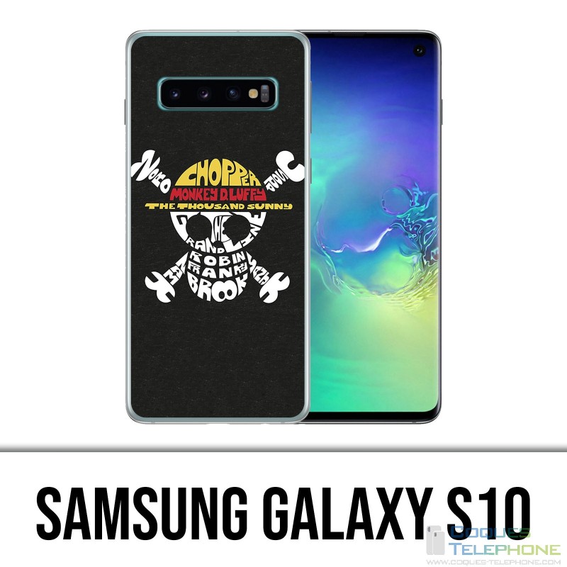 Carcasa Samsung Galaxy S10 - Logotipo de One Piece