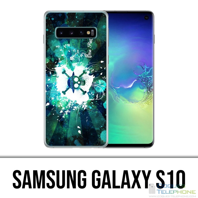 Coque Samsung Galaxy S10 - One Piece Neon Vert
