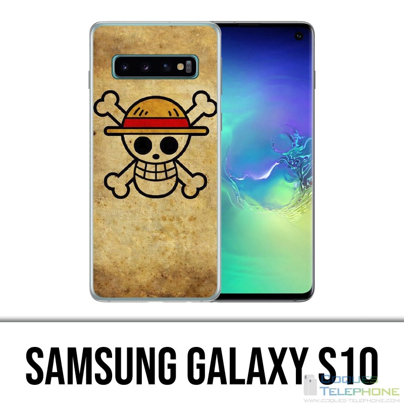 Coque Samsung Galaxy S10 - One Piece Vintage Logo