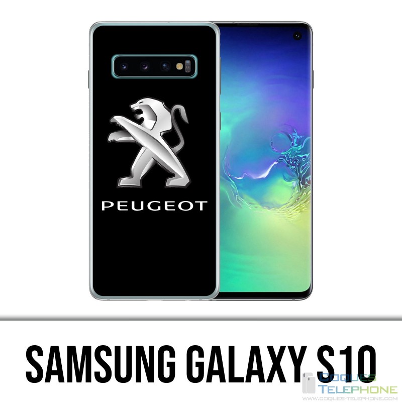 Coque Samsung Galaxy S10 - Peugeot Logo