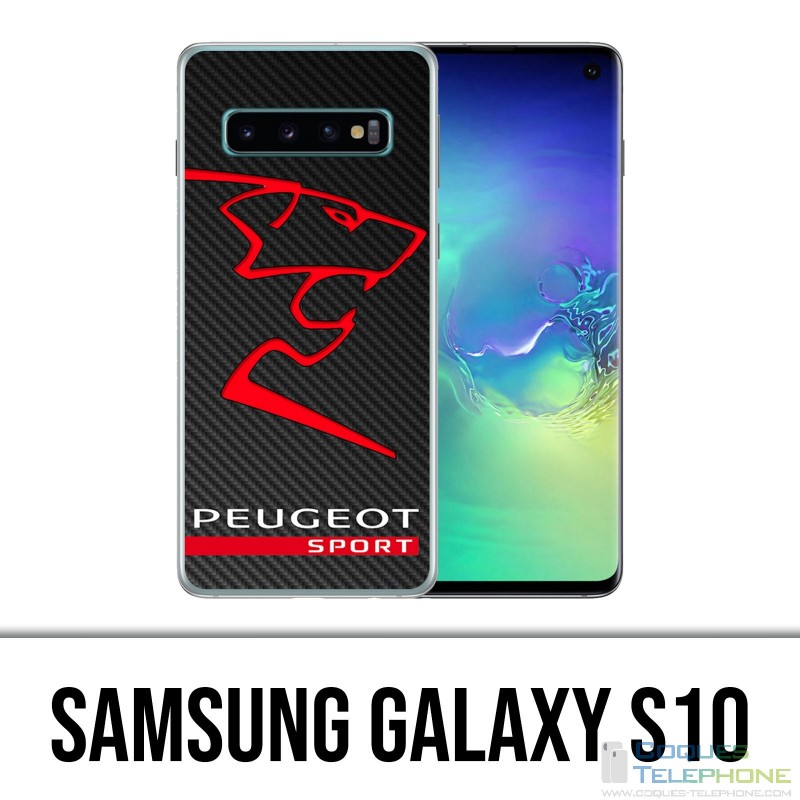 Funda Samsung Galaxy S10 - Logotipo de Peugeot Sport