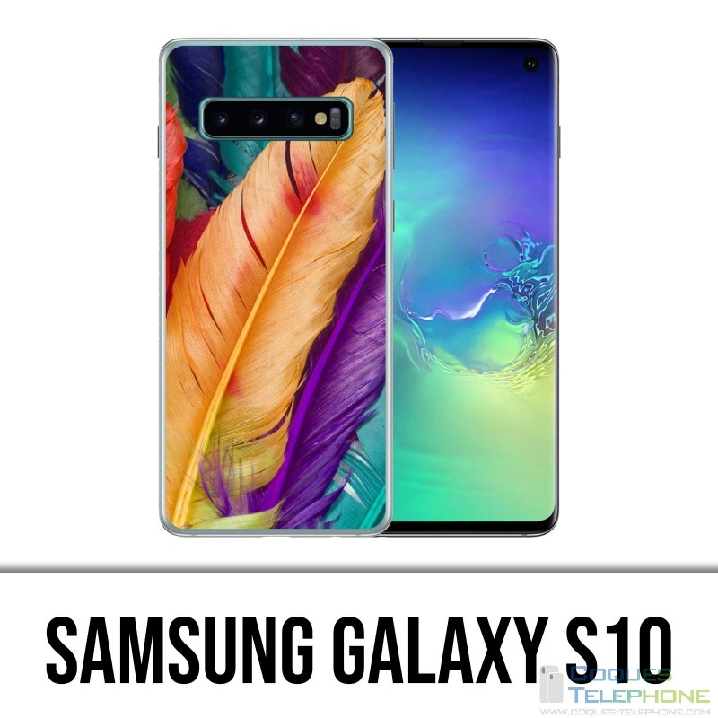 Samsung Galaxy S10 Case - Feathers