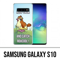 Carcasa Samsung Galaxy S10 - Pokémon Go Catch Roucool