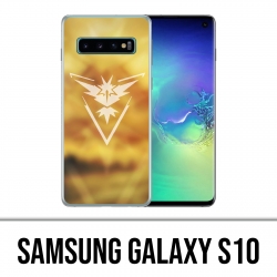 Coque Samsung Galaxy S10 - Pokémon Go Team Jaune