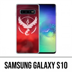 Coque Samsung Galaxy S10 - Pokémon Go Team Rouge