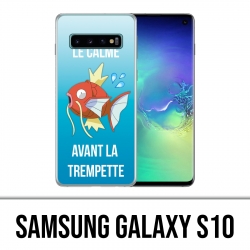 Samsung Galaxy S10 Hülle - Pokémon Ruhe vor dem Magicarpe Dip