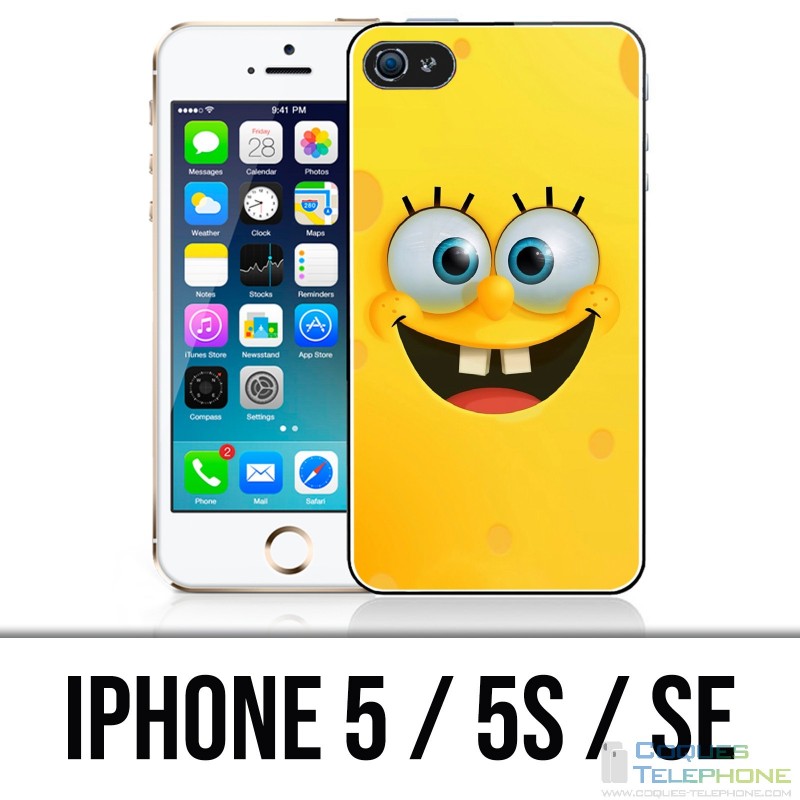 Custodia per iPhone 5 / 5S / SE - Occhiali Sponge Bob