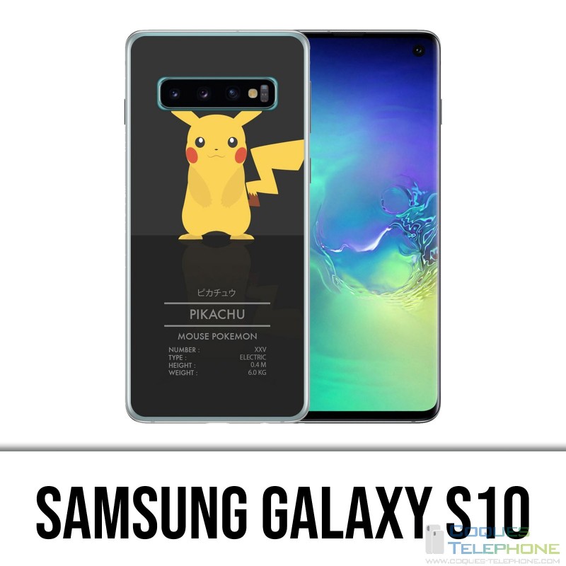 Coque Samsung Galaxy S10 - Pokémon Pikachu