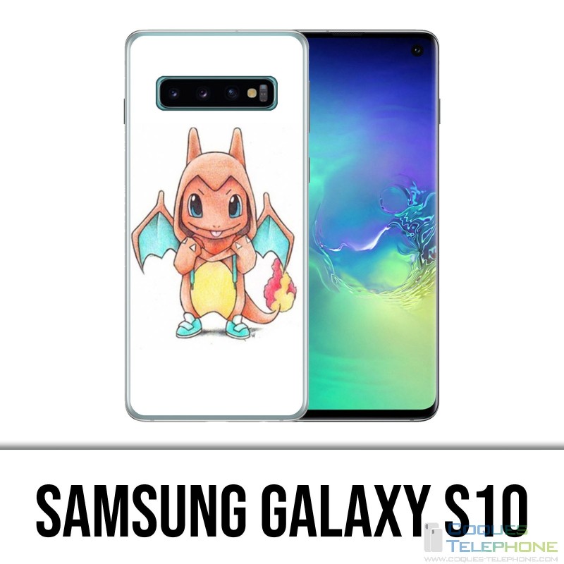 Coque Samsung Galaxy S10 - Pokémon Bébé Salameche