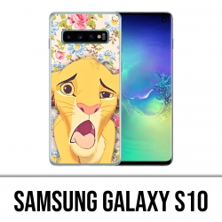 Coque Samsung Galaxy S10 - Roi Lion Simba Grimace